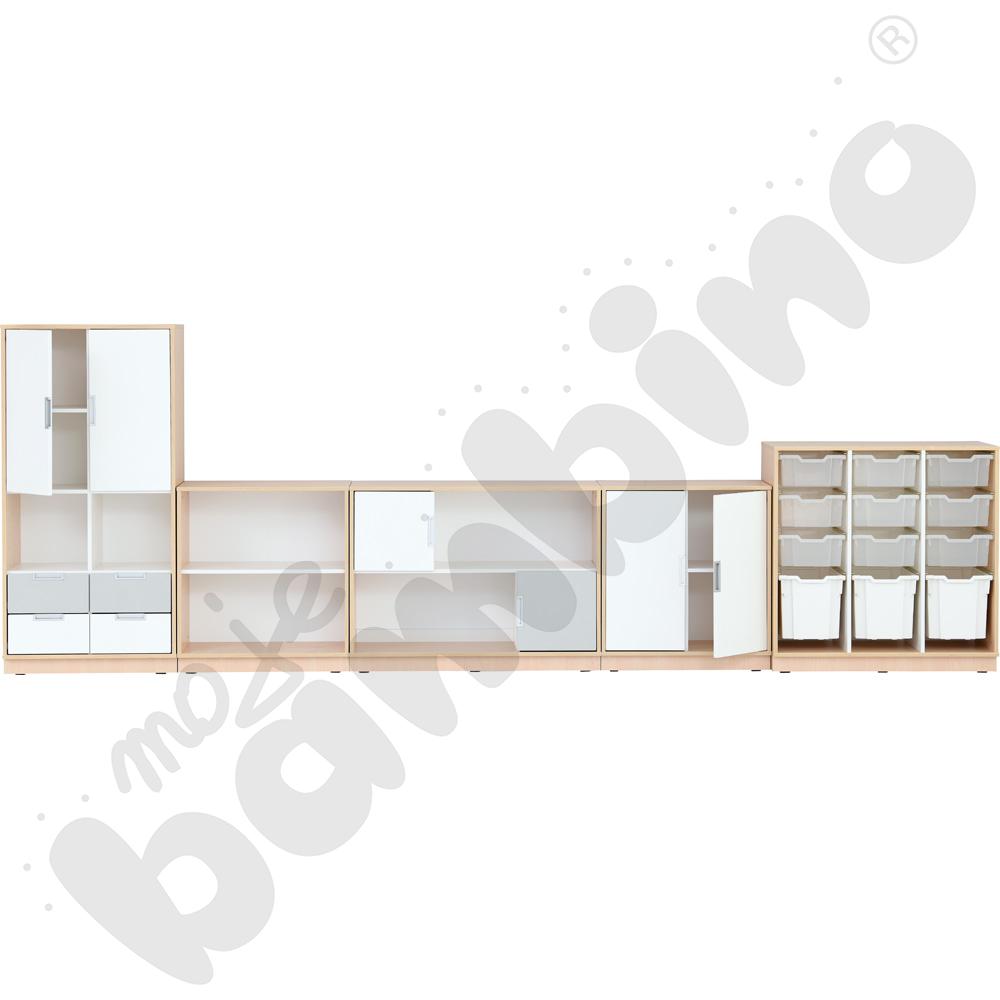 Quadro - zestaw 180, 90 st., skrzynia klon jasny