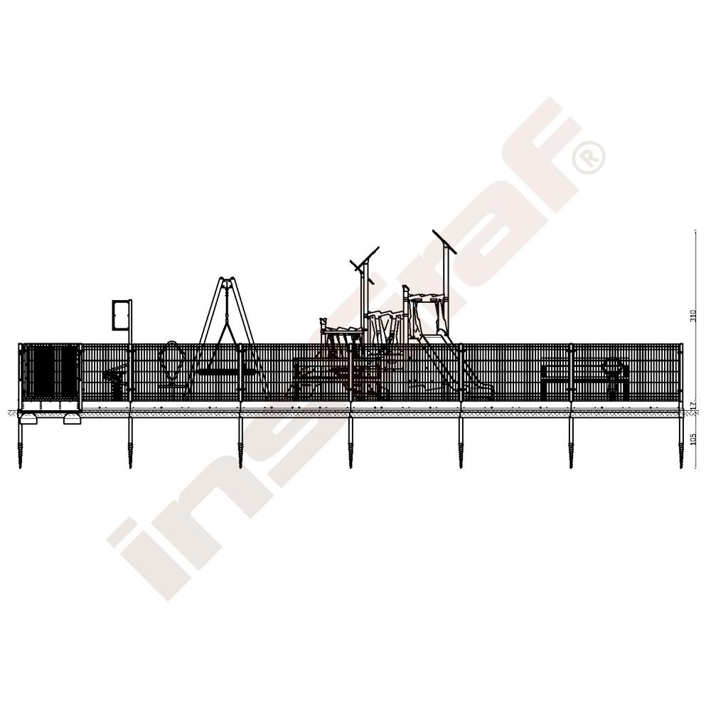 Modulové dětské hřiště 12 x 12