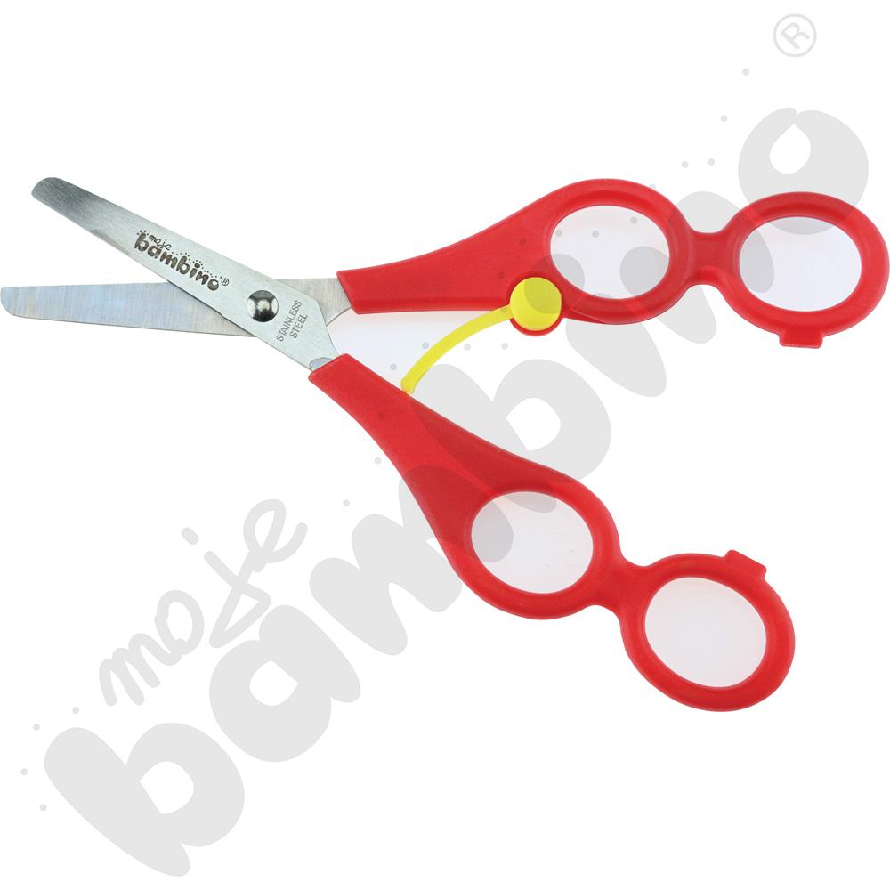 Nożyczki z podwójnym uchwytem dla leworęcznych, 1 szt.