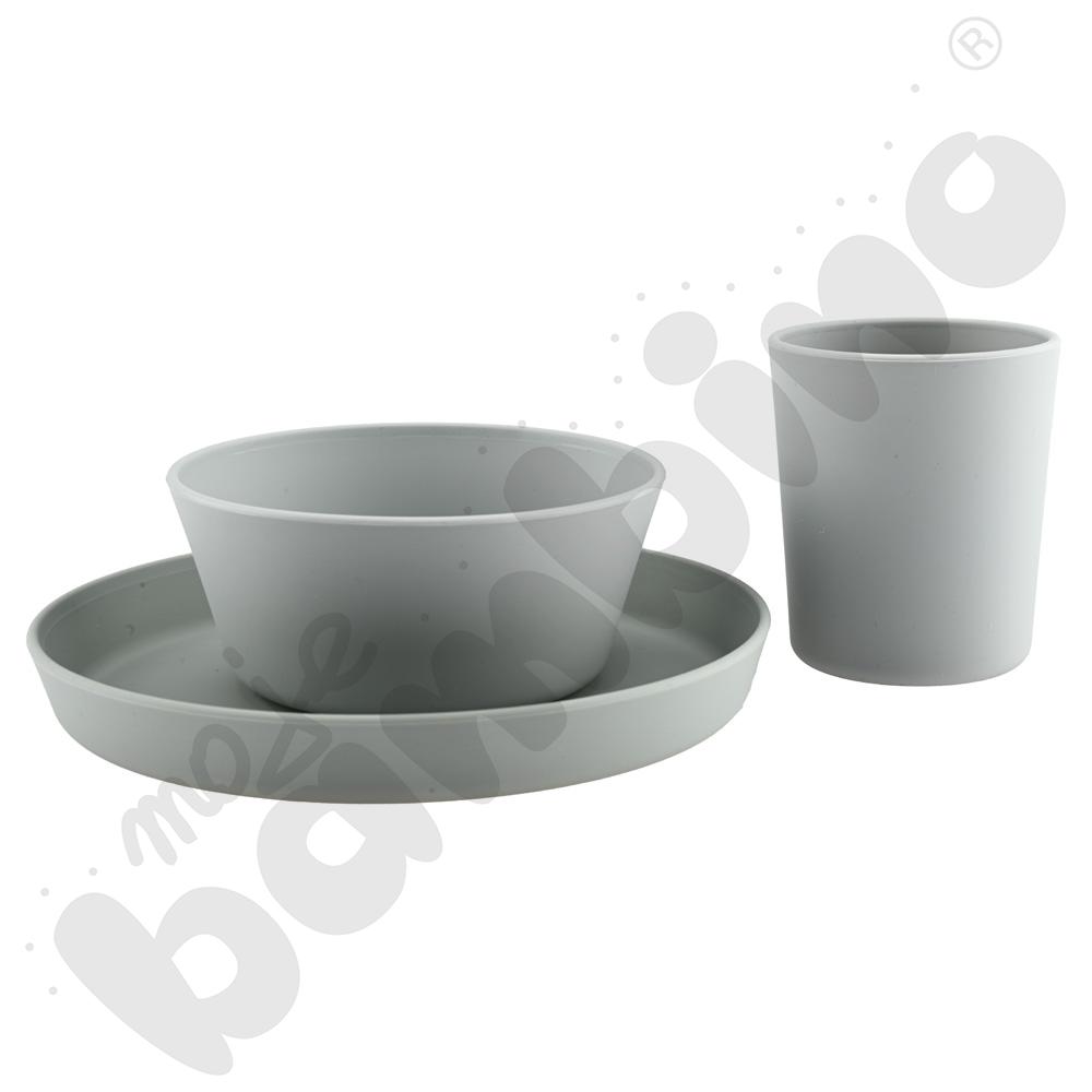 Talerzyk smyka płytki 18 cm, jasnoszary