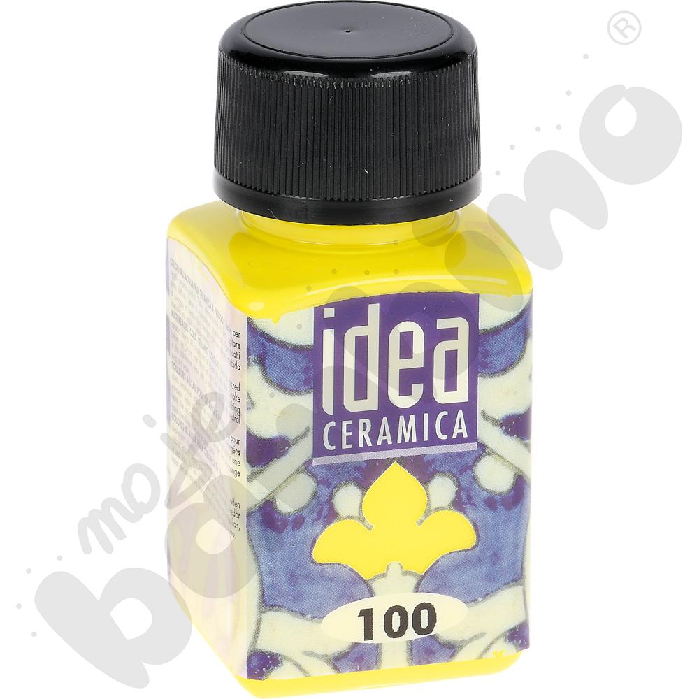 Farby do ceramiki na zimno - żółta