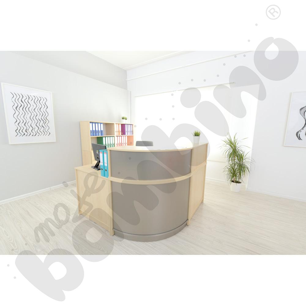 Nadstawka do narożnej lady recepcyjnej - klon 375