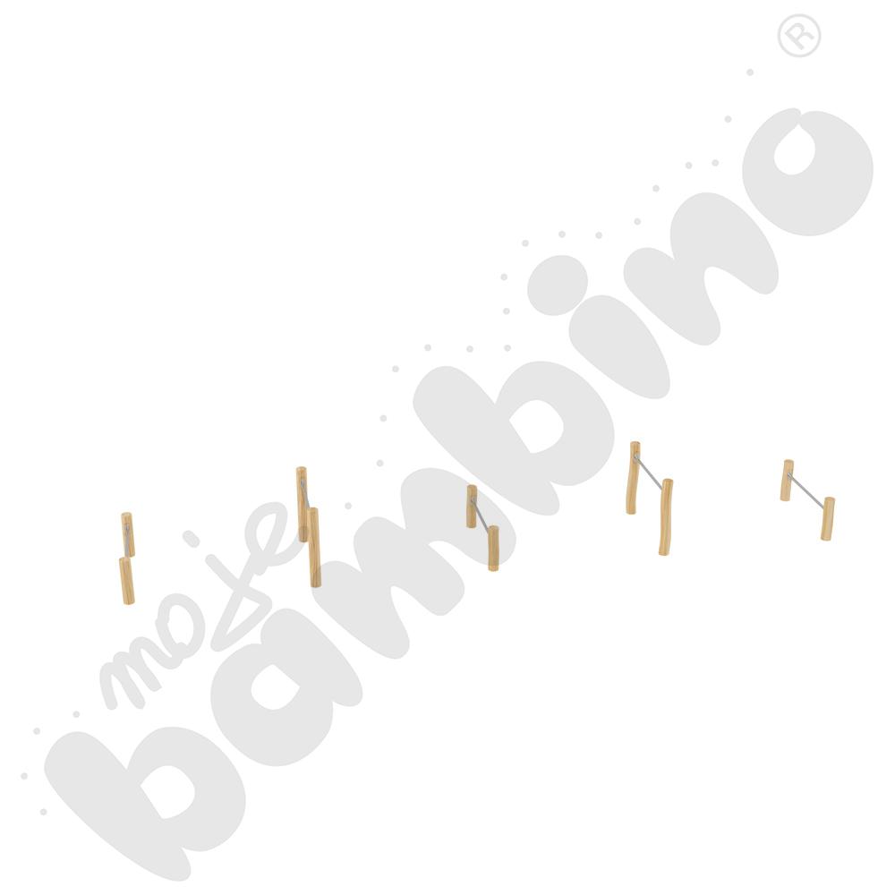 Robinio - płotki do przeskoków