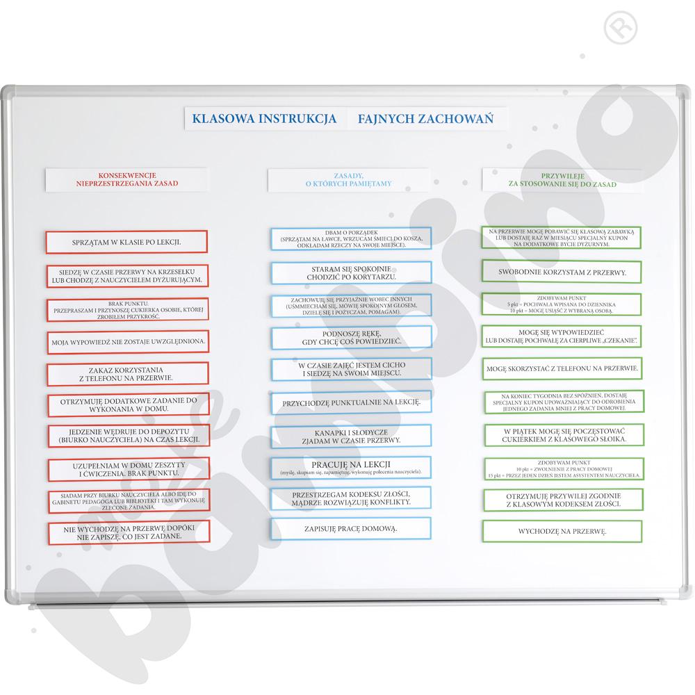 Klasowa instrukcja fajnych zachowań