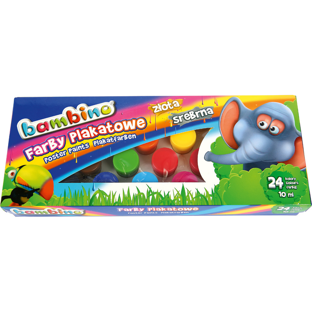 Plagátová farba 24 farieb