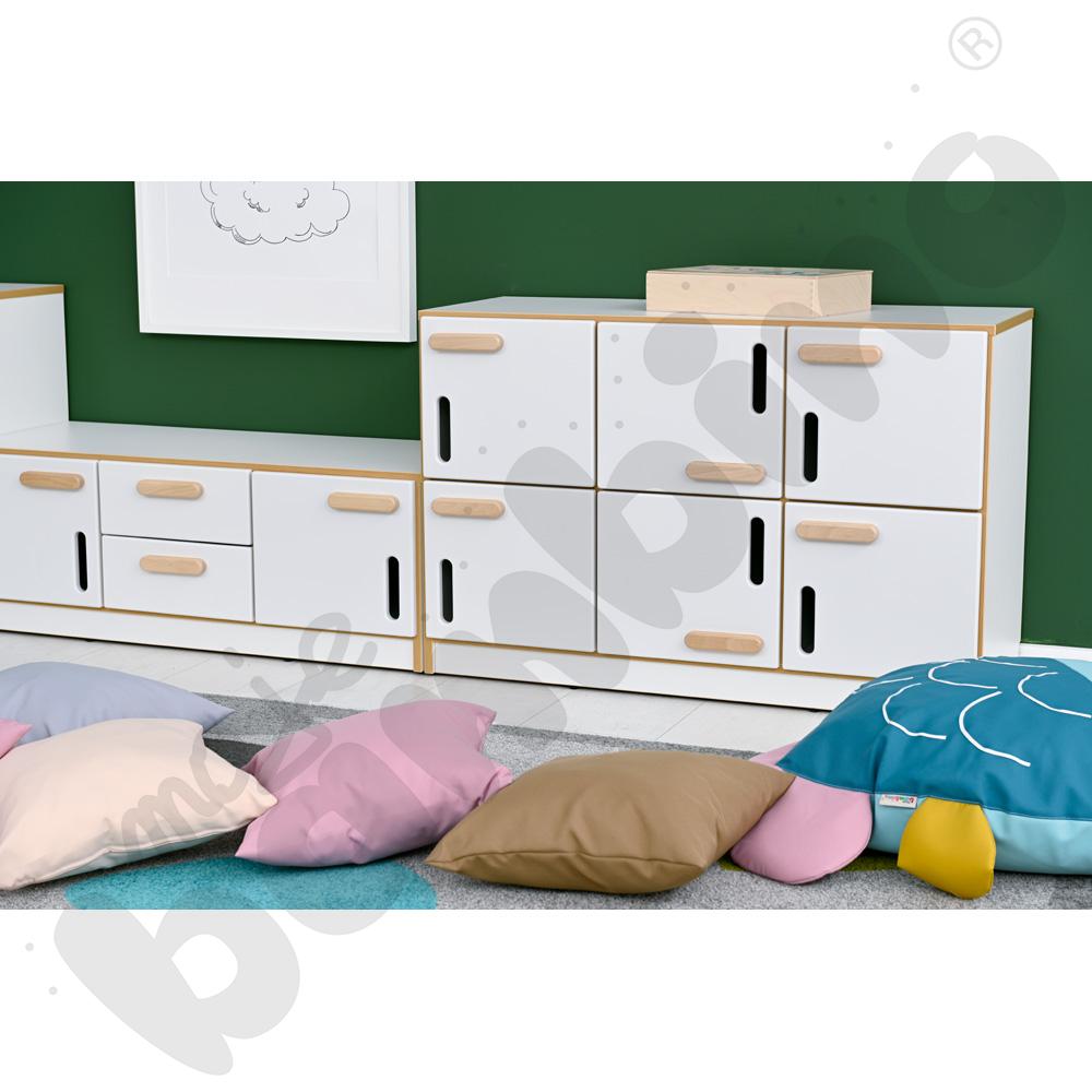 Niska szafka NEA z 6 przegrodami