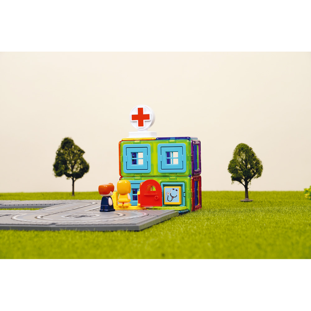 Magformers Town Set - nemocnica