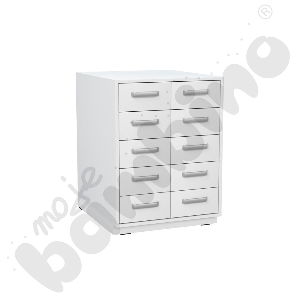 Przewijak mały z szufladami do zestawu - biały