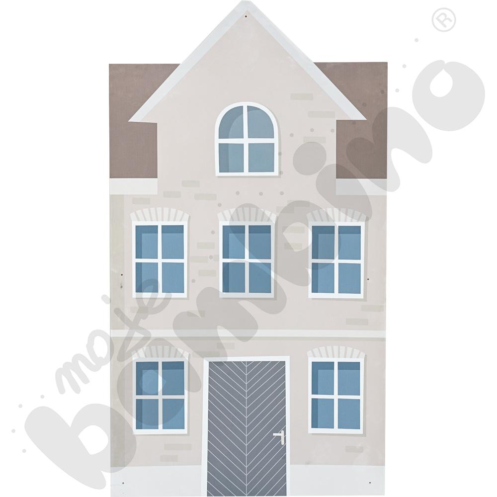 Panel ścienny - dom, jasnobrązowy