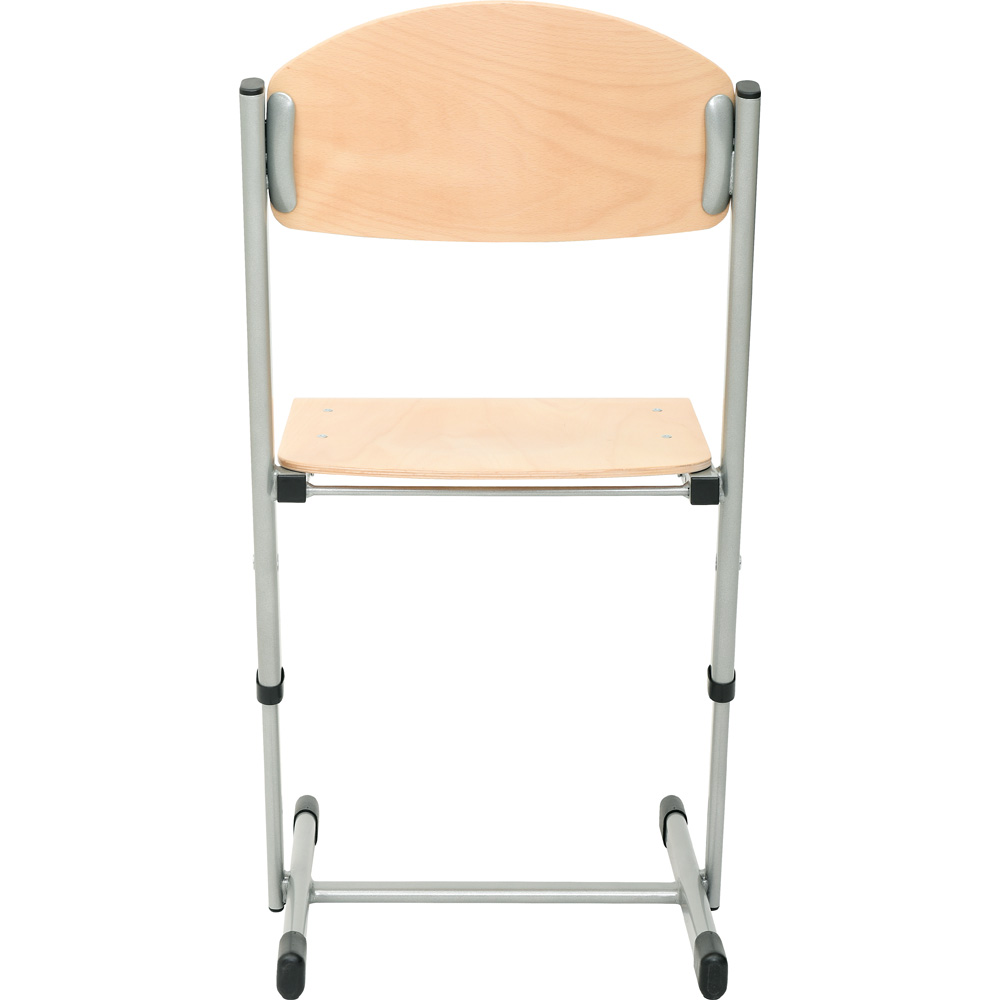 Stolička T s reg. výšky 4-6 - strieborná