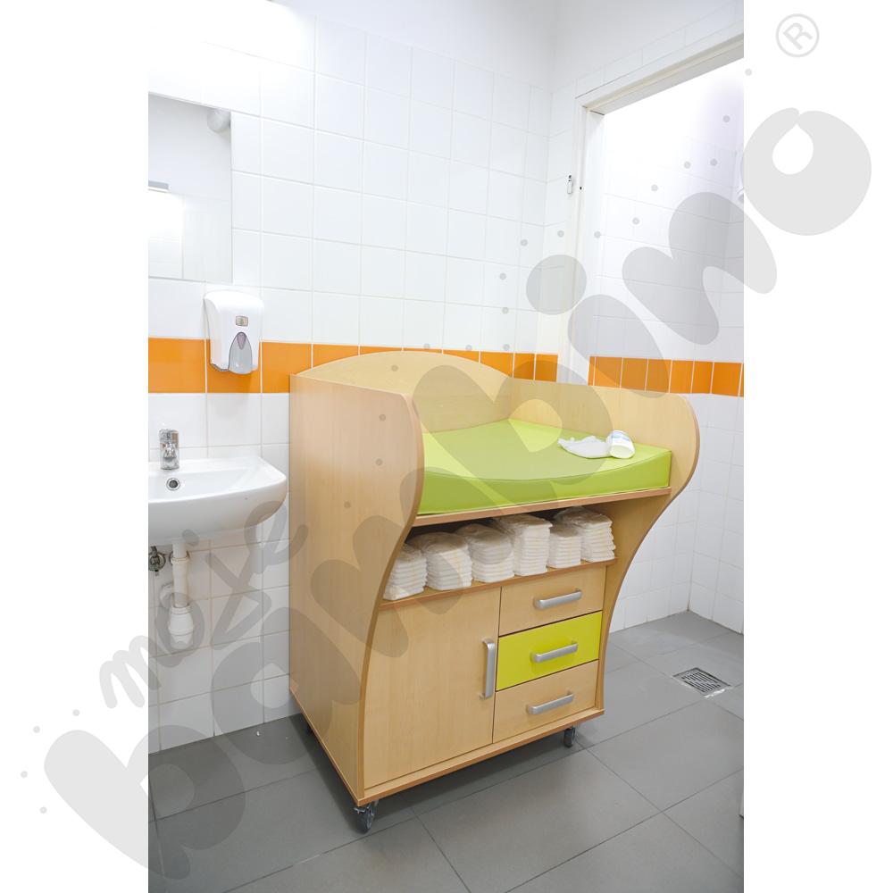 Przewijak na kółkach - brzoza