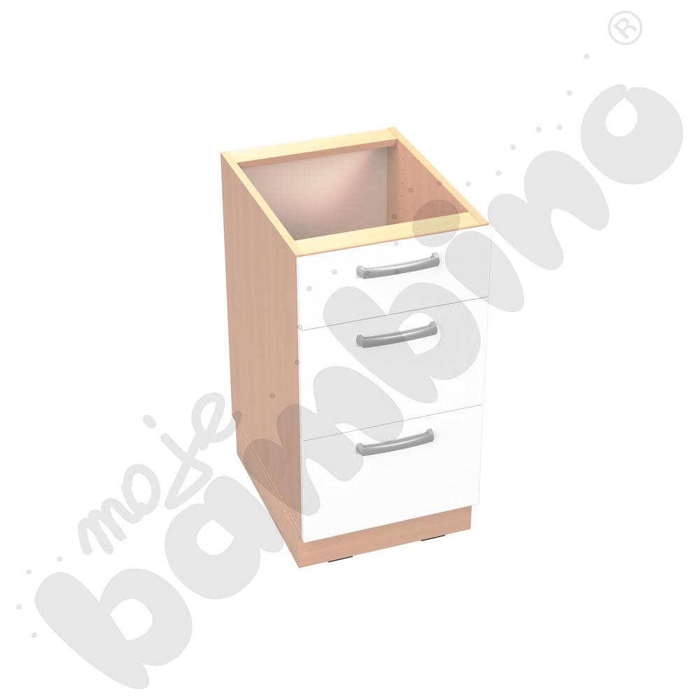 Szafka kuchenna Grande z 3 szufladami - wąska