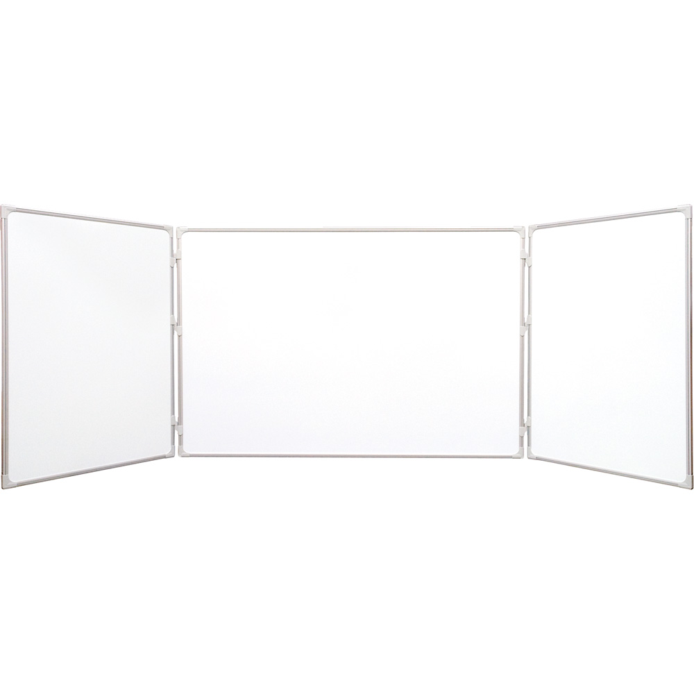 Biela tabuľa triptych bez potlače - keramická