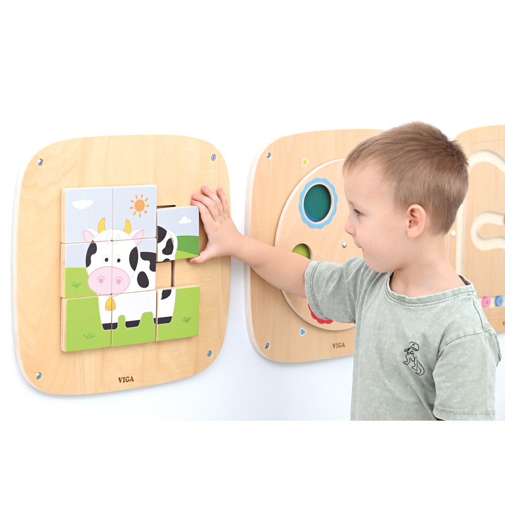 Nástenný panel - obrázkové puzzle