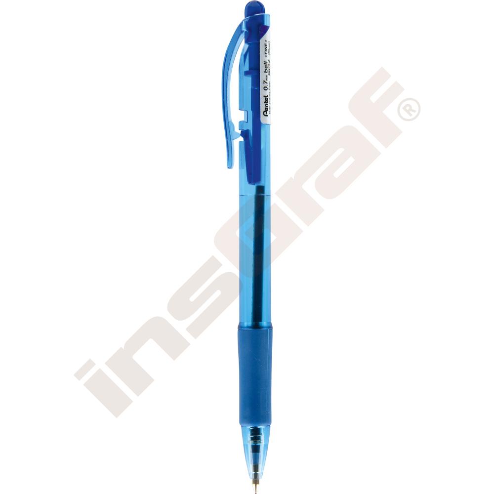 
Druckknopf-Kugelschreiber Pentel, blau
