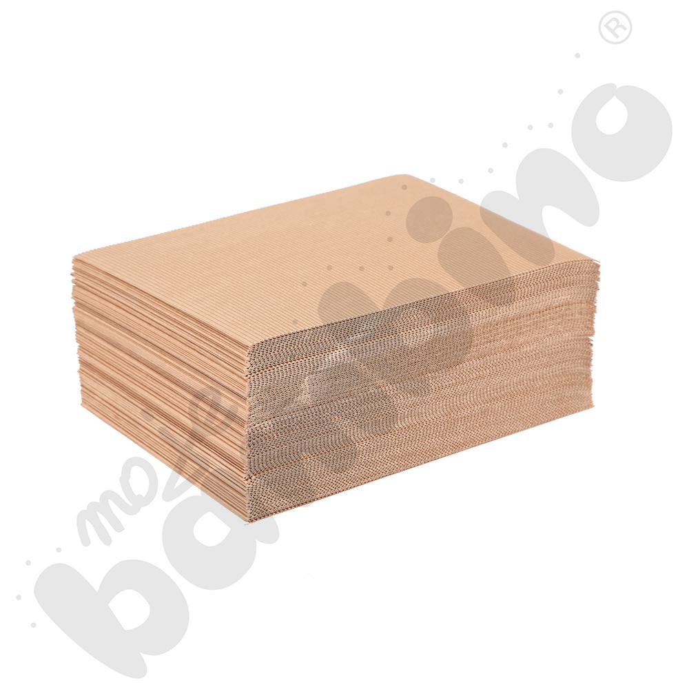 Beżowa tektura falista