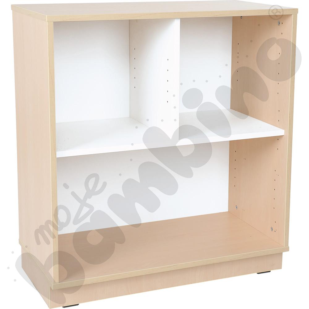 Quadro - szafka M na 2 szerokie szuflady, klon jasny