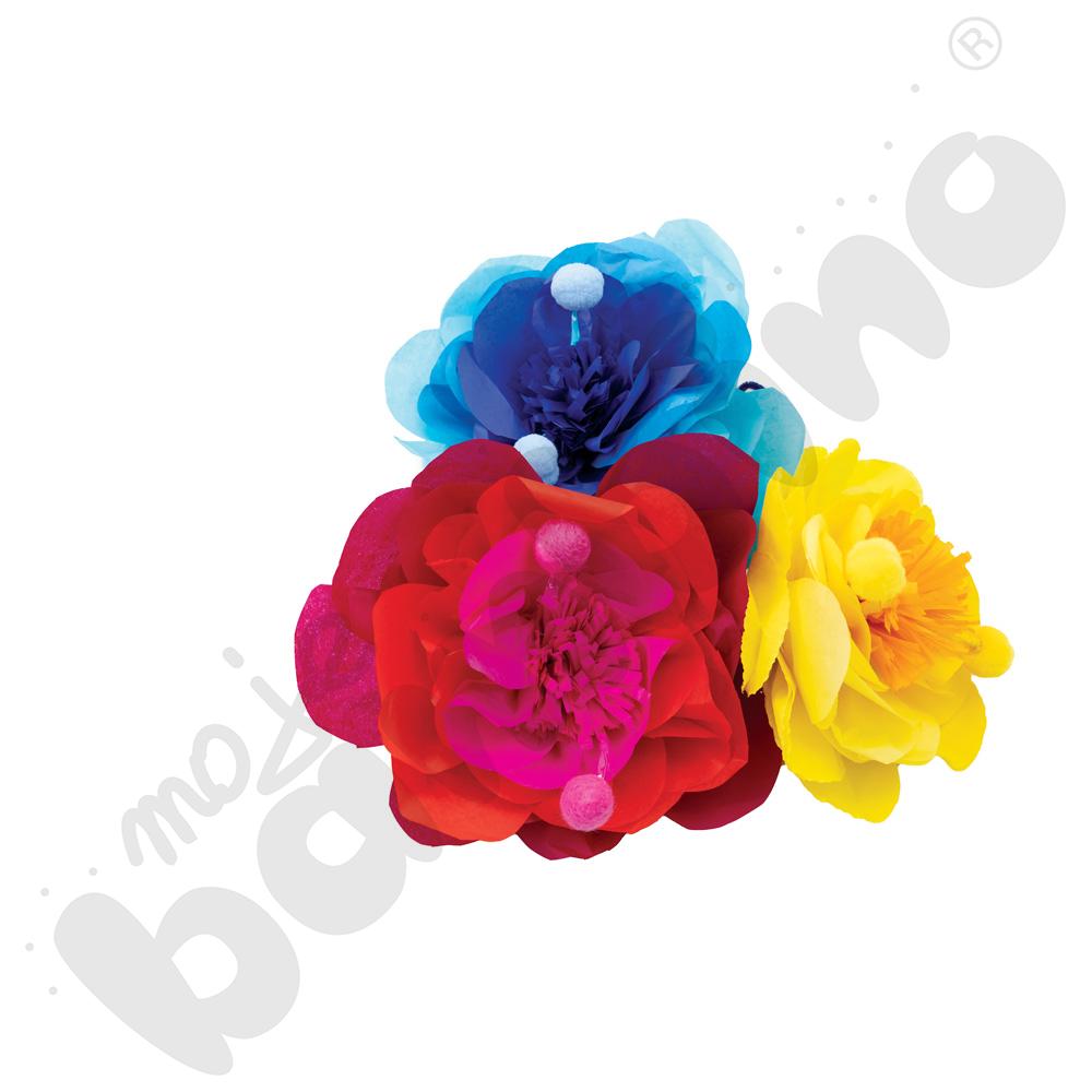 Bibuła 50 x 70 cm tonacja niebieska