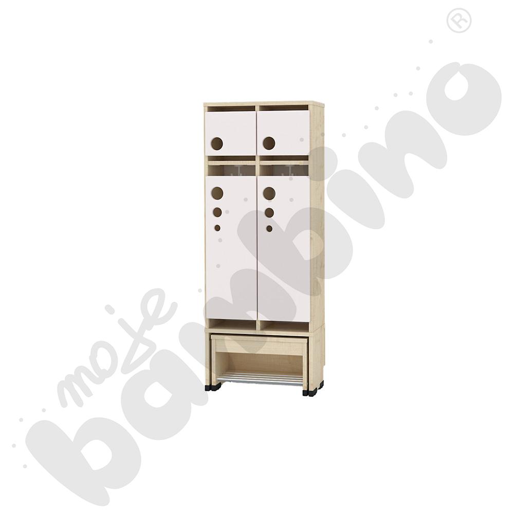 Szatnia Kropla z wysuwanym siedziskiem 2-os., wys. 26 cm 