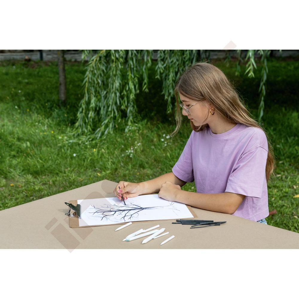 Papierwischer und Estompen