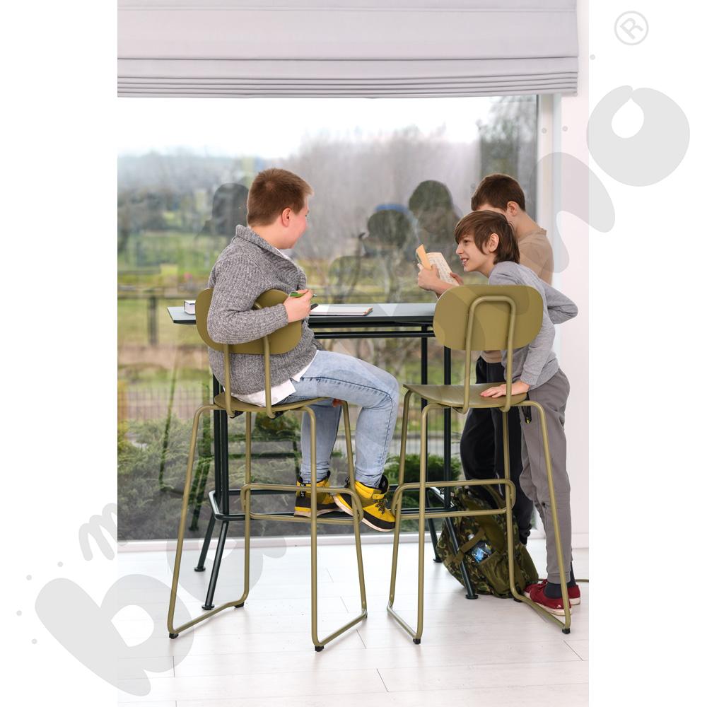 Hoker wysoki New School oliwka