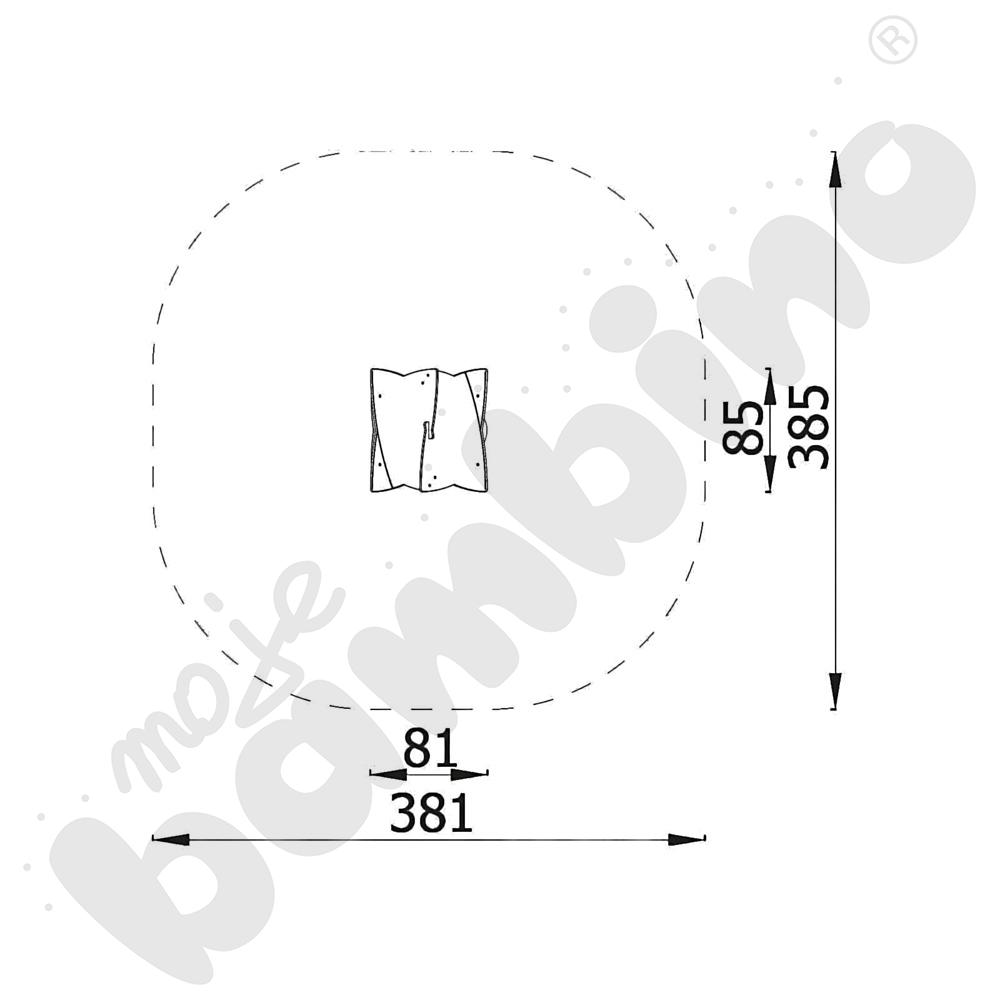 Zestaw Urbi 1, słupy metalowe A