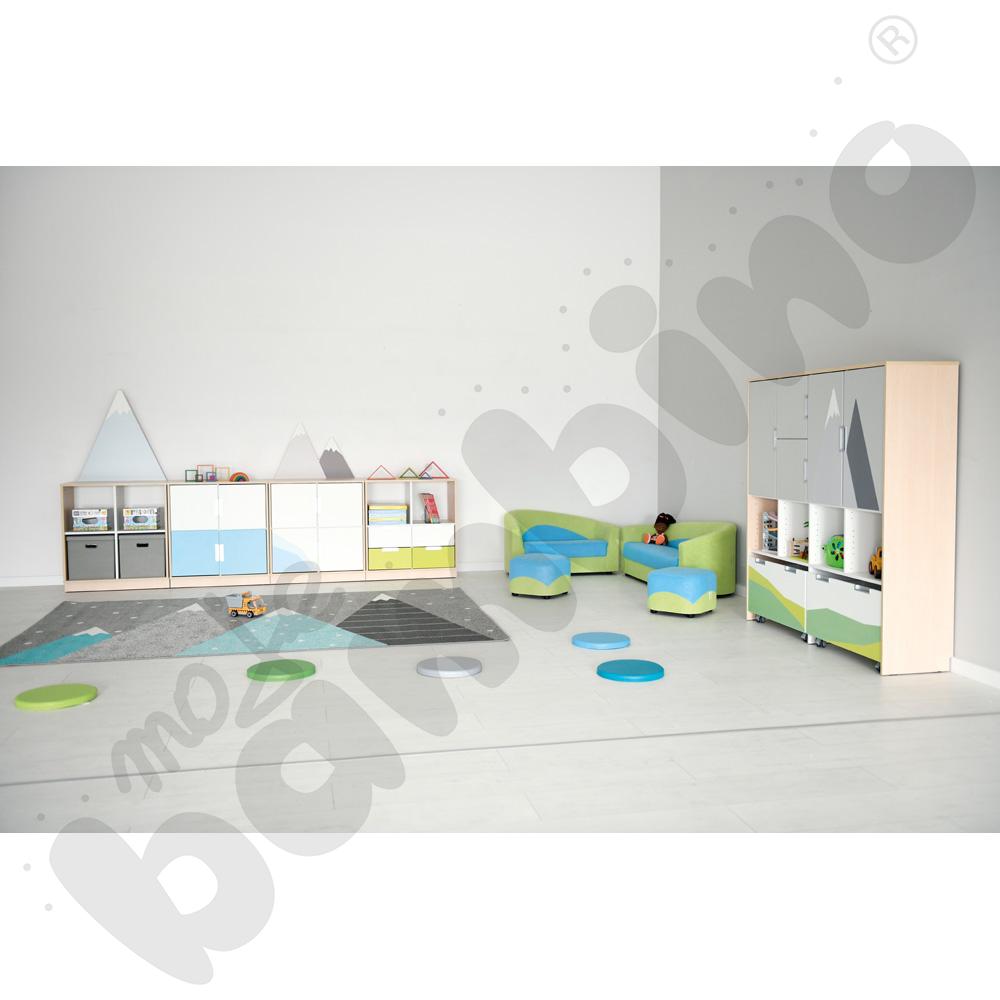 Quadro - zestaw Góry 90 st., cichy domyk, skrzynia klon jasny