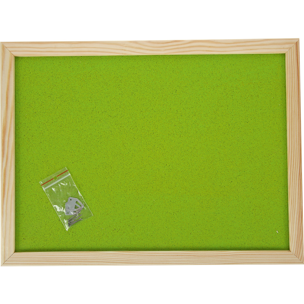 Korková tabuľa 100 x 150 cm - bledozelená