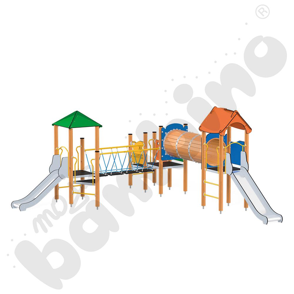 Orbis - wieża 15, drewniane słupy