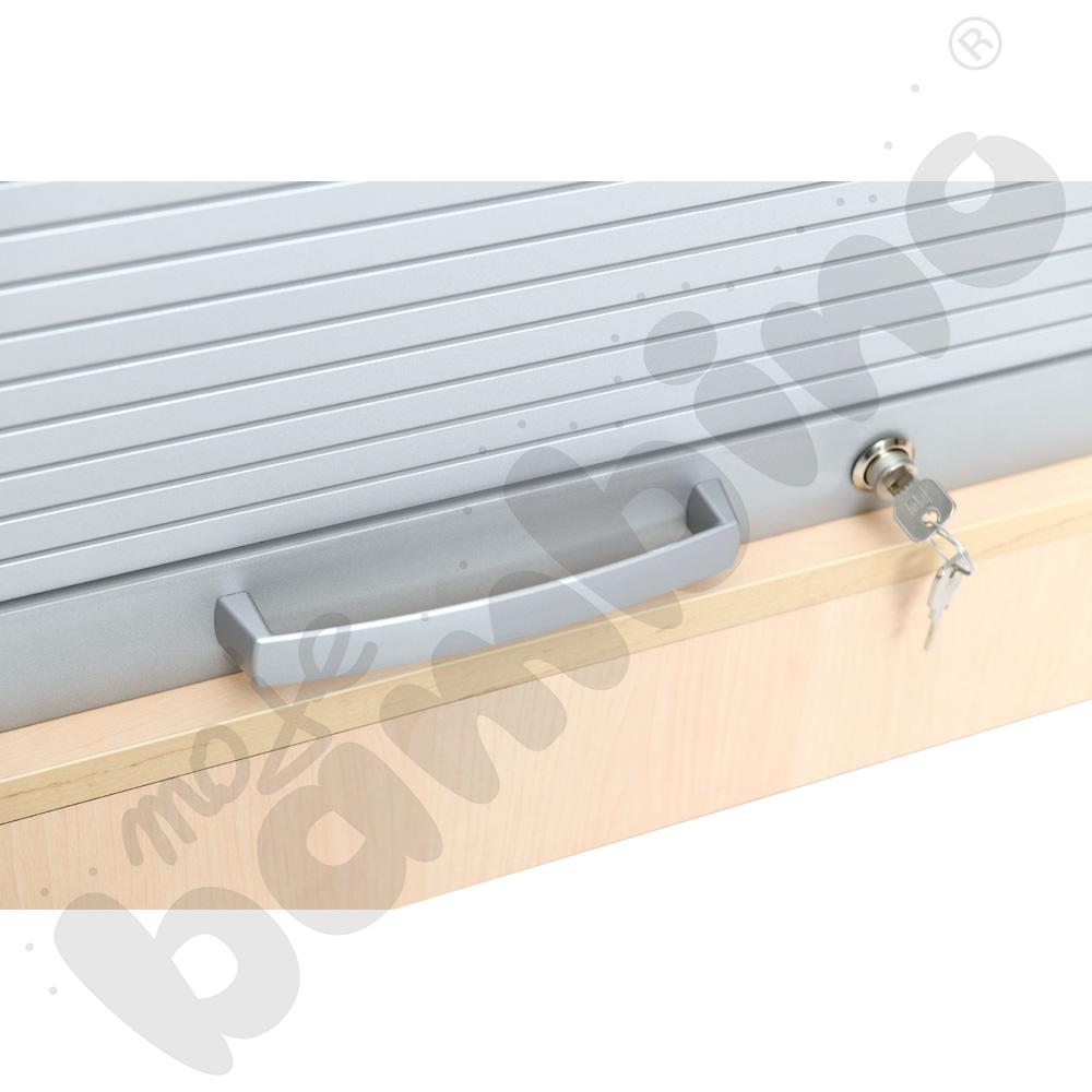 Regał Grande M z żaluzją - klon jasny