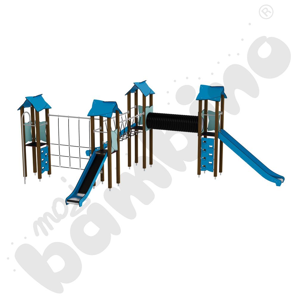 Zestaw Urbi 10, słupy drewniane B