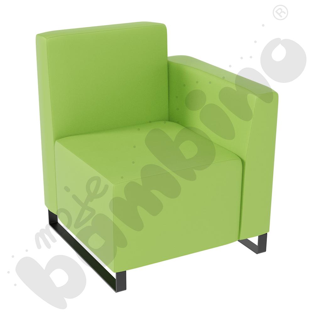 Fotel Universum wys. 82 cm, bok niski prawy, tkanina MT14