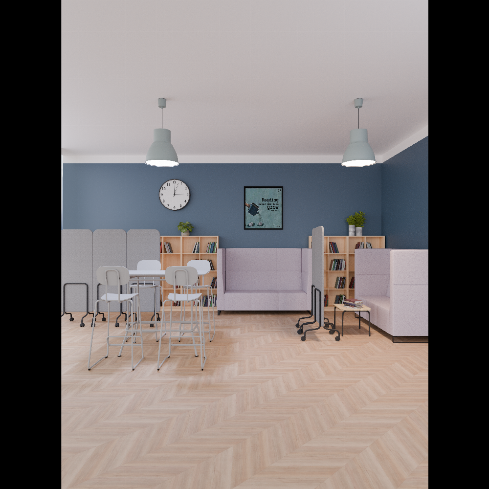 Sitzecke für Schulbibliotheken