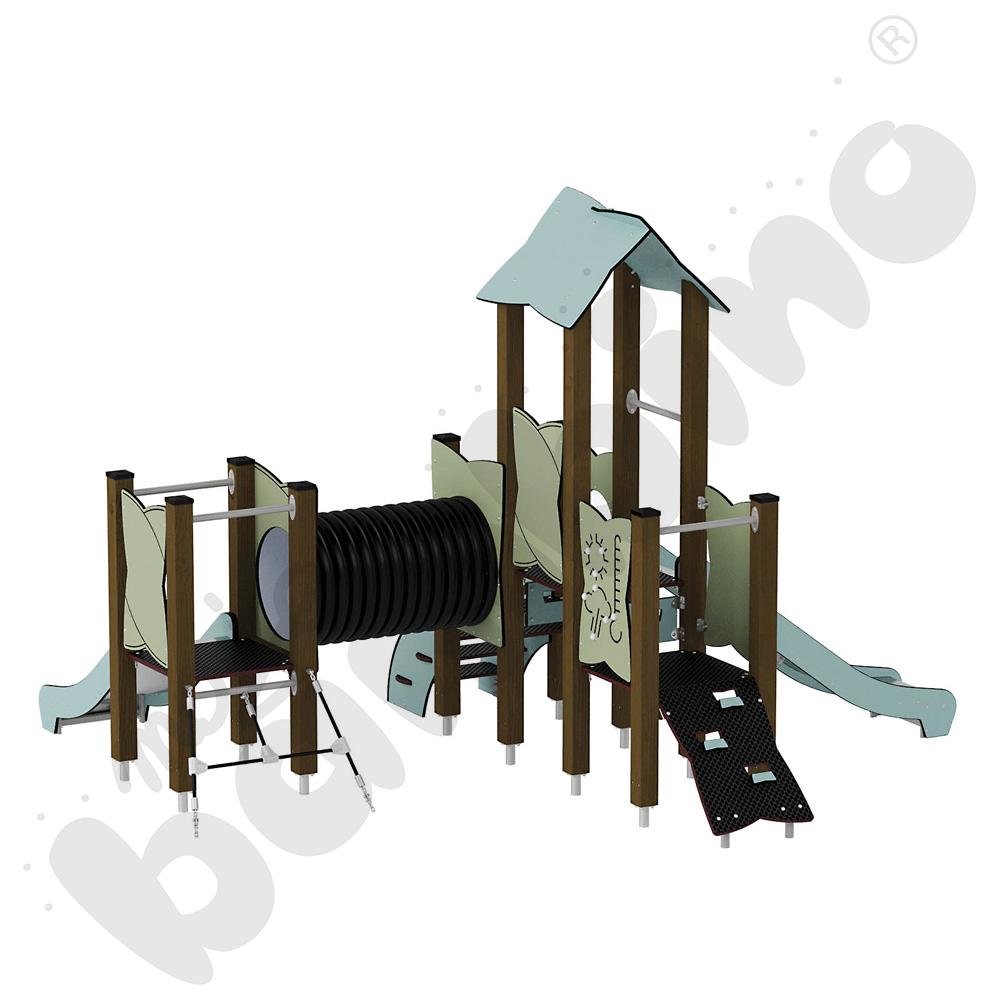 Zestaw Urbi 5, słupy drewniane C