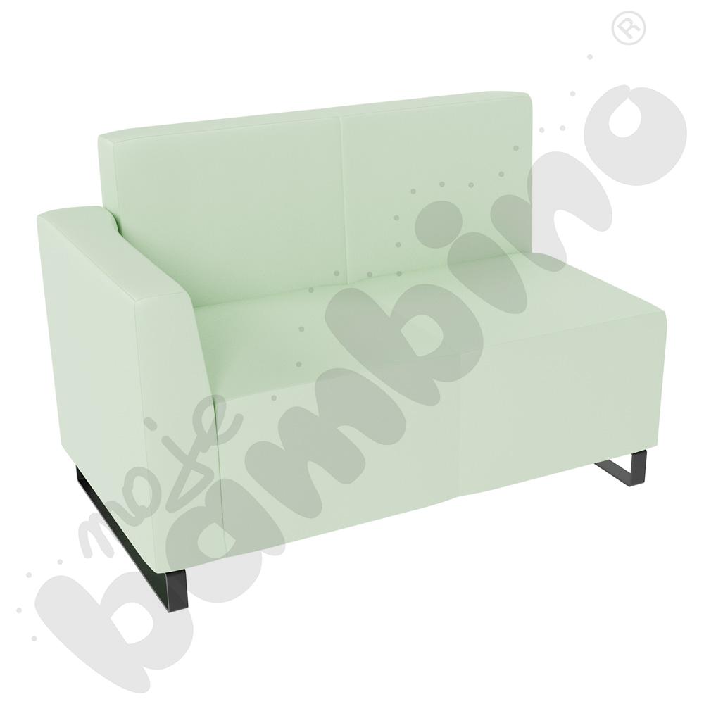 Sofa Universum 2-os. wys. 82 cm, bok niski lewy, tkanina MT16