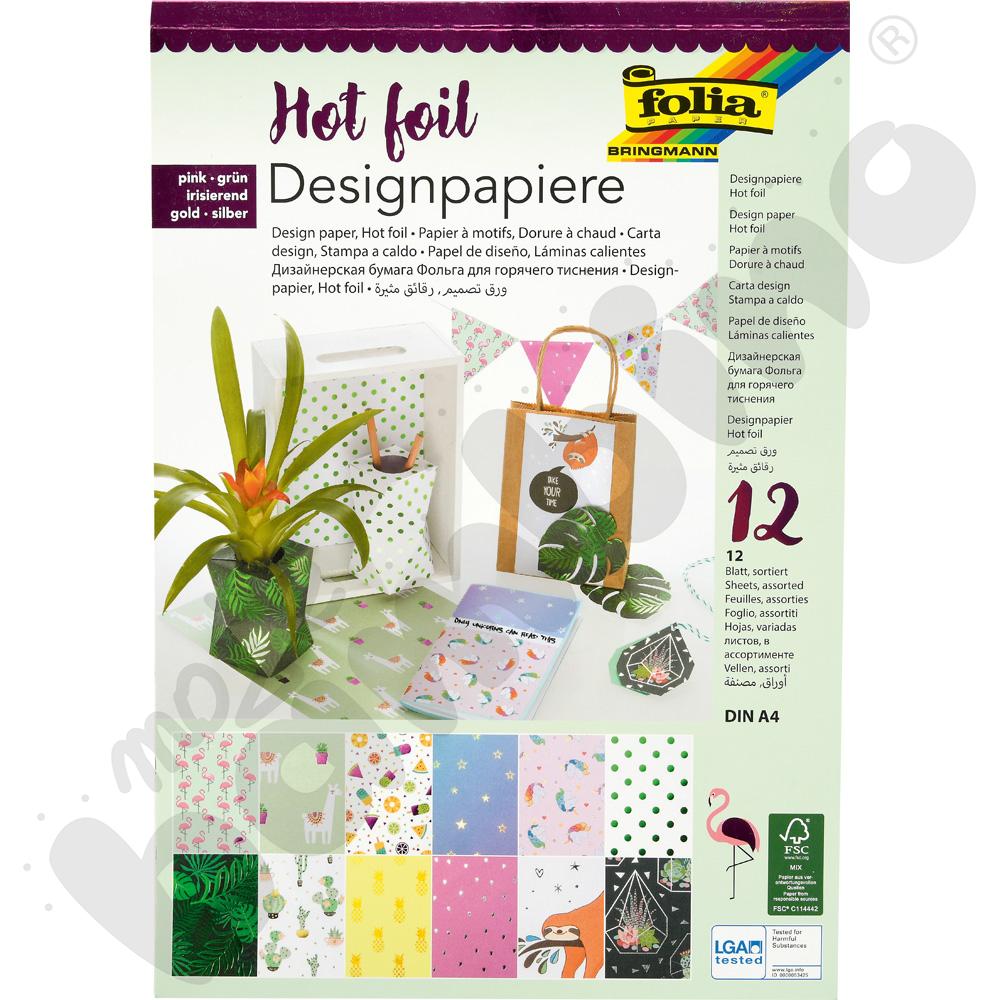 Papier z motywem błyszczącym