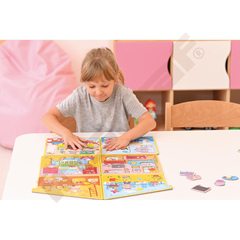 Obrovský dom - Montessori puzzle