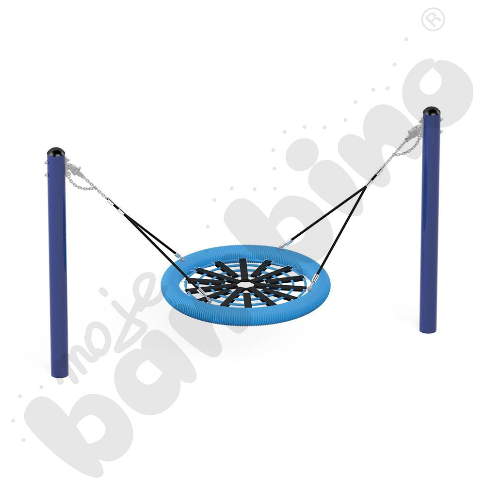 Huśtawka na słupach z zawiesiem Bocianie gniazdo