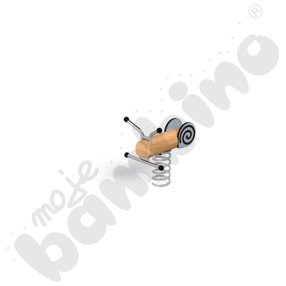 Robinio - ślimak na podstawie metalowej