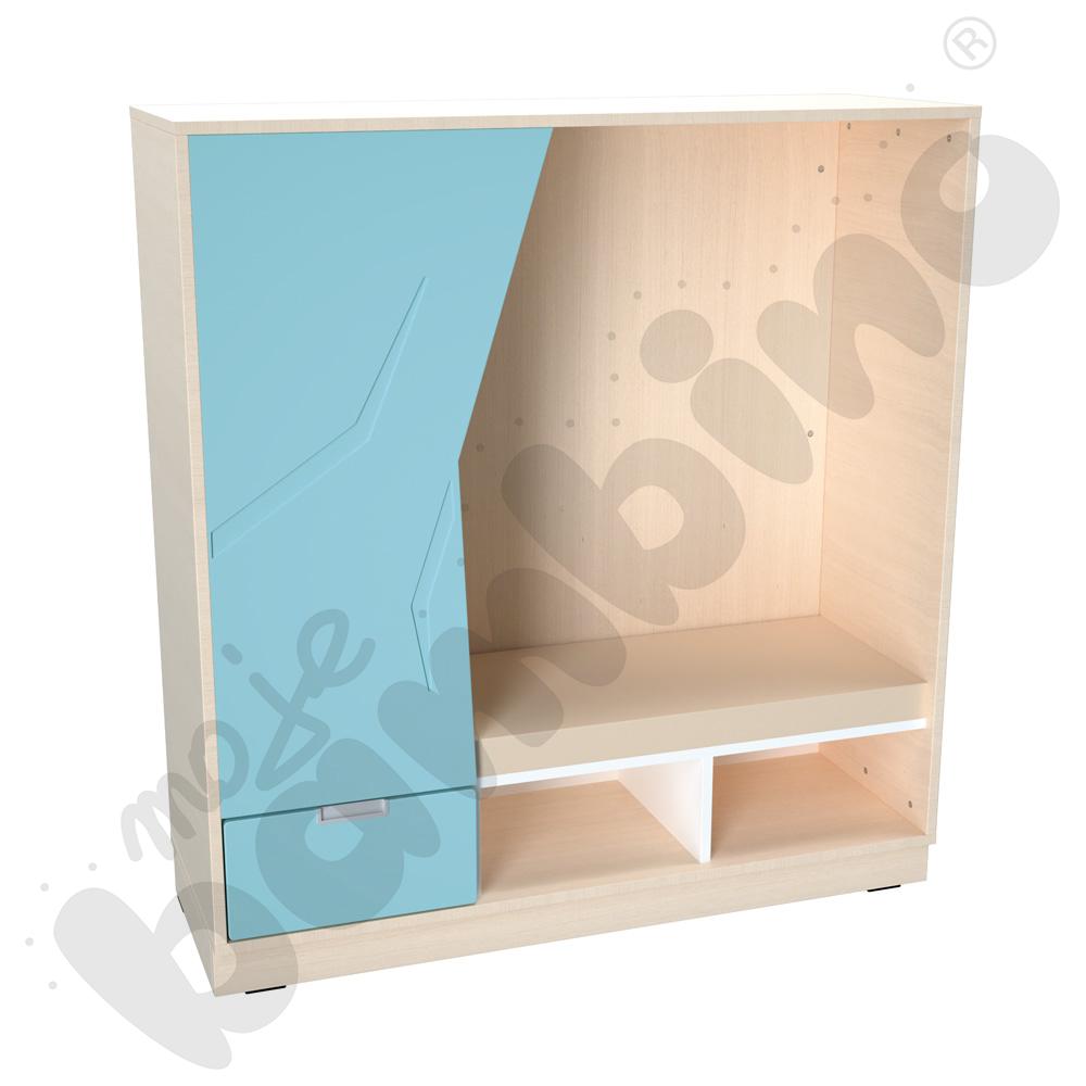 Quadro - szafka-kryjówka - turkusowy pastel