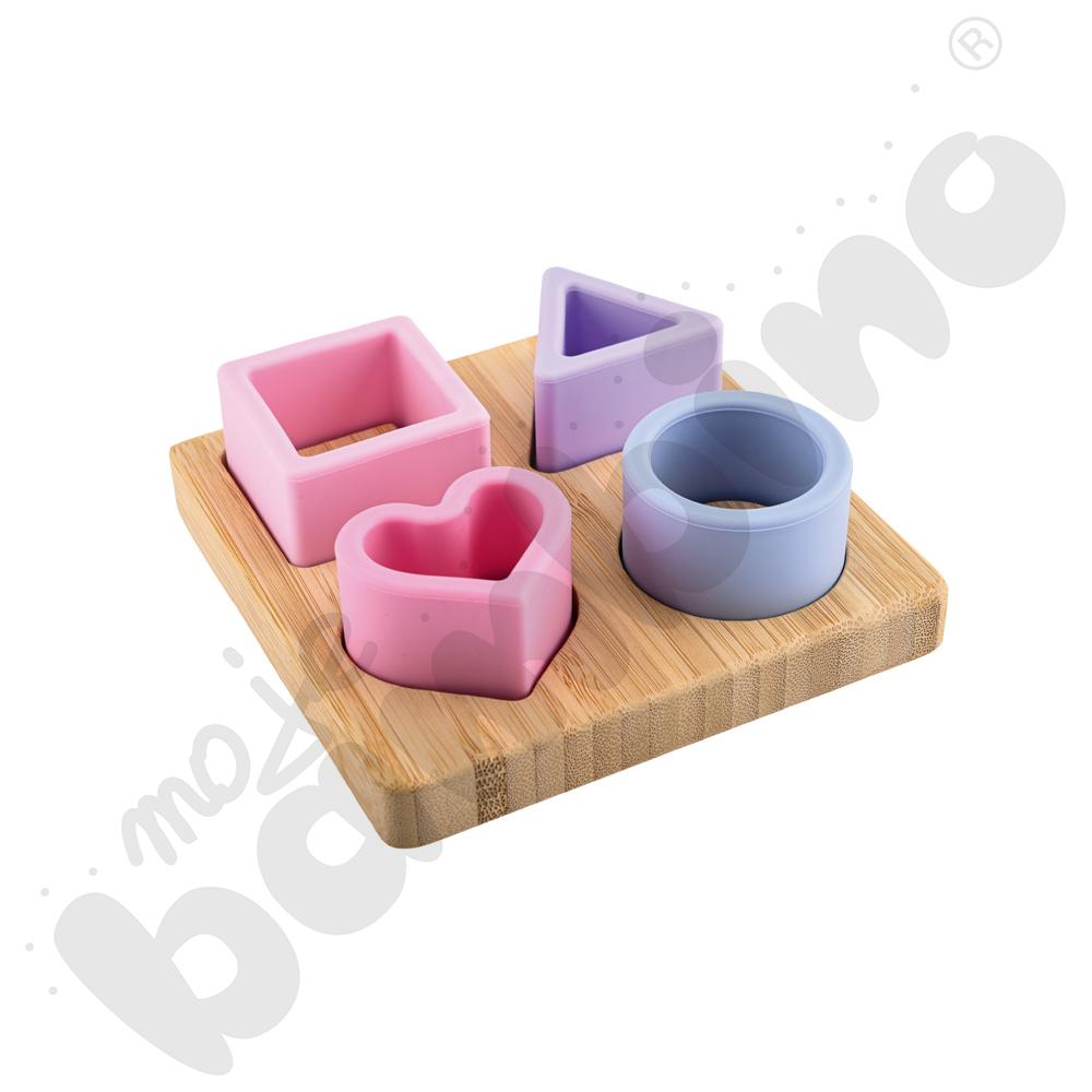 Układanka silikonowa malucha, mix kolorów