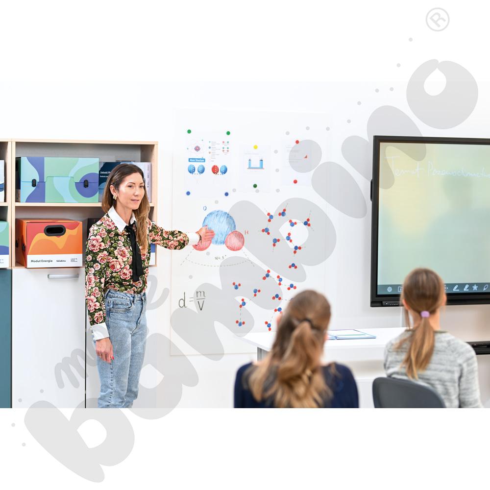 Tablica bezramowa biała 100x150