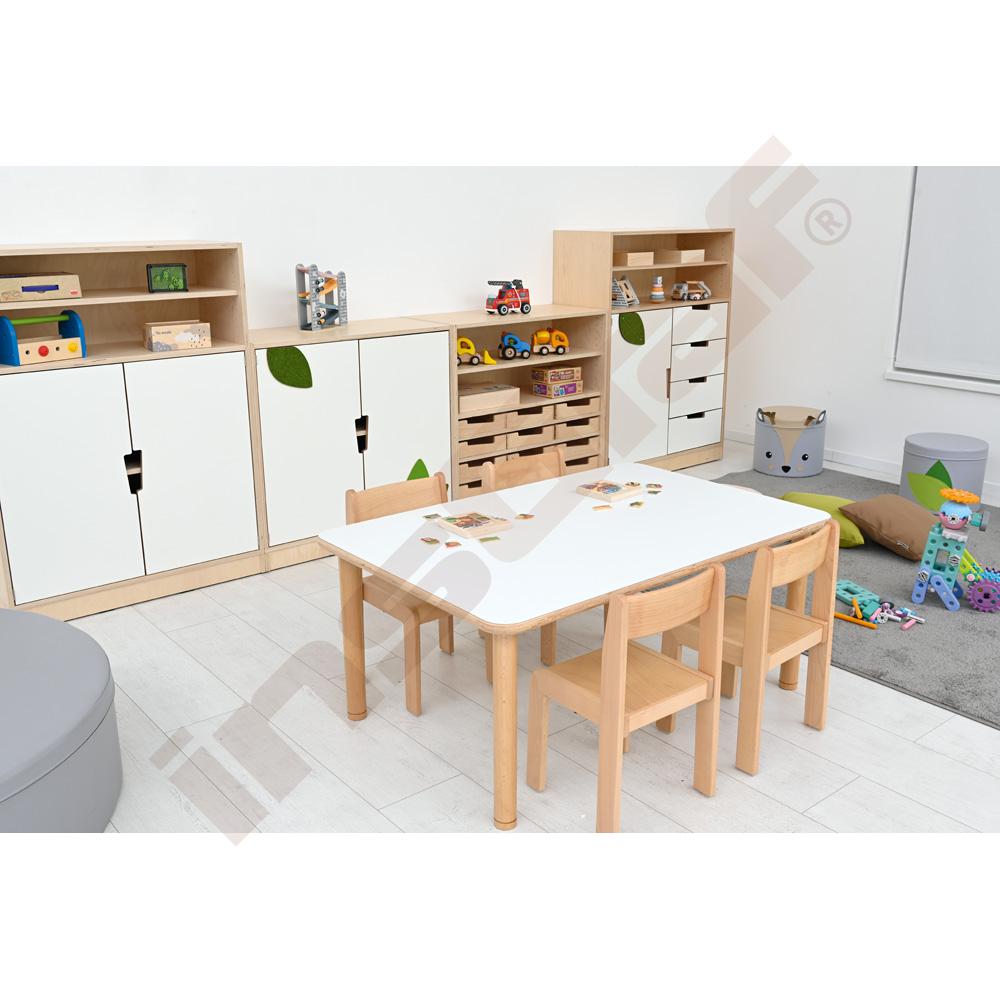 Stolová doska Flexi 120 x 80 obdĺžniková - biela