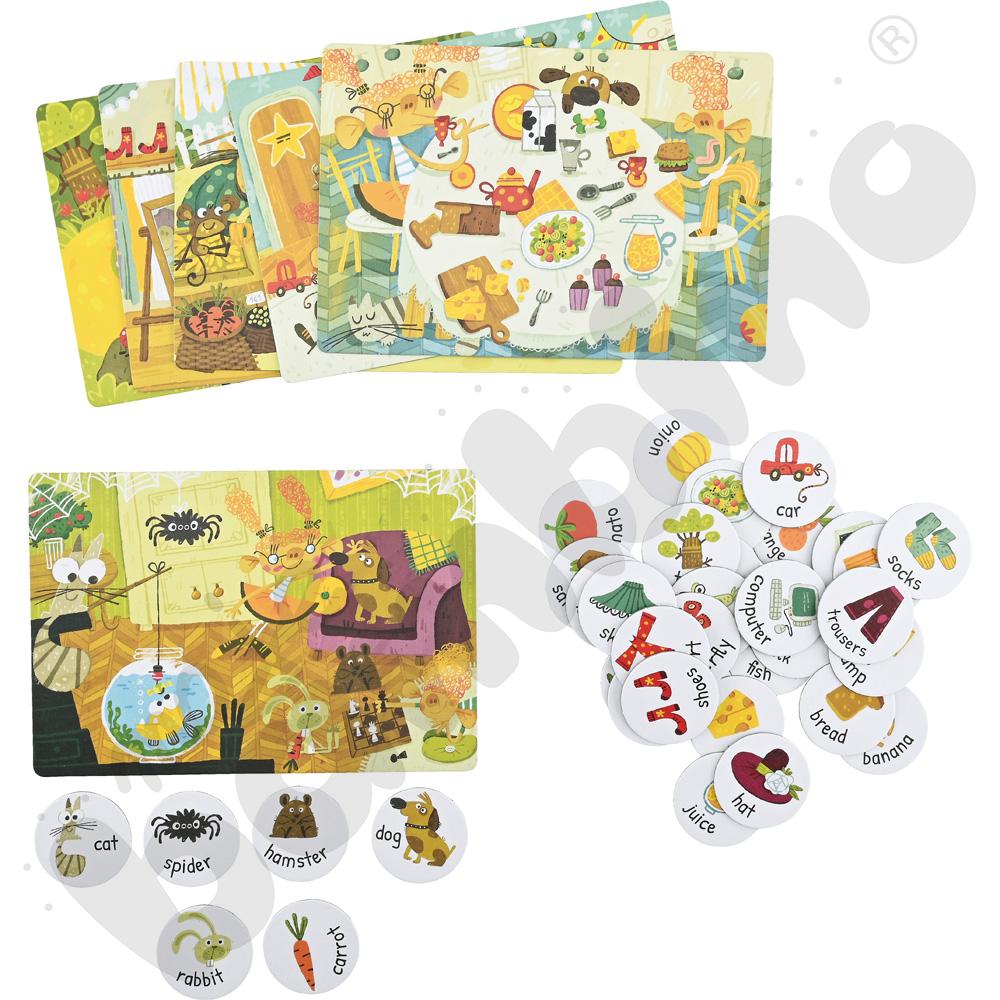 Angielski - pierwsze słowa - loteryjka