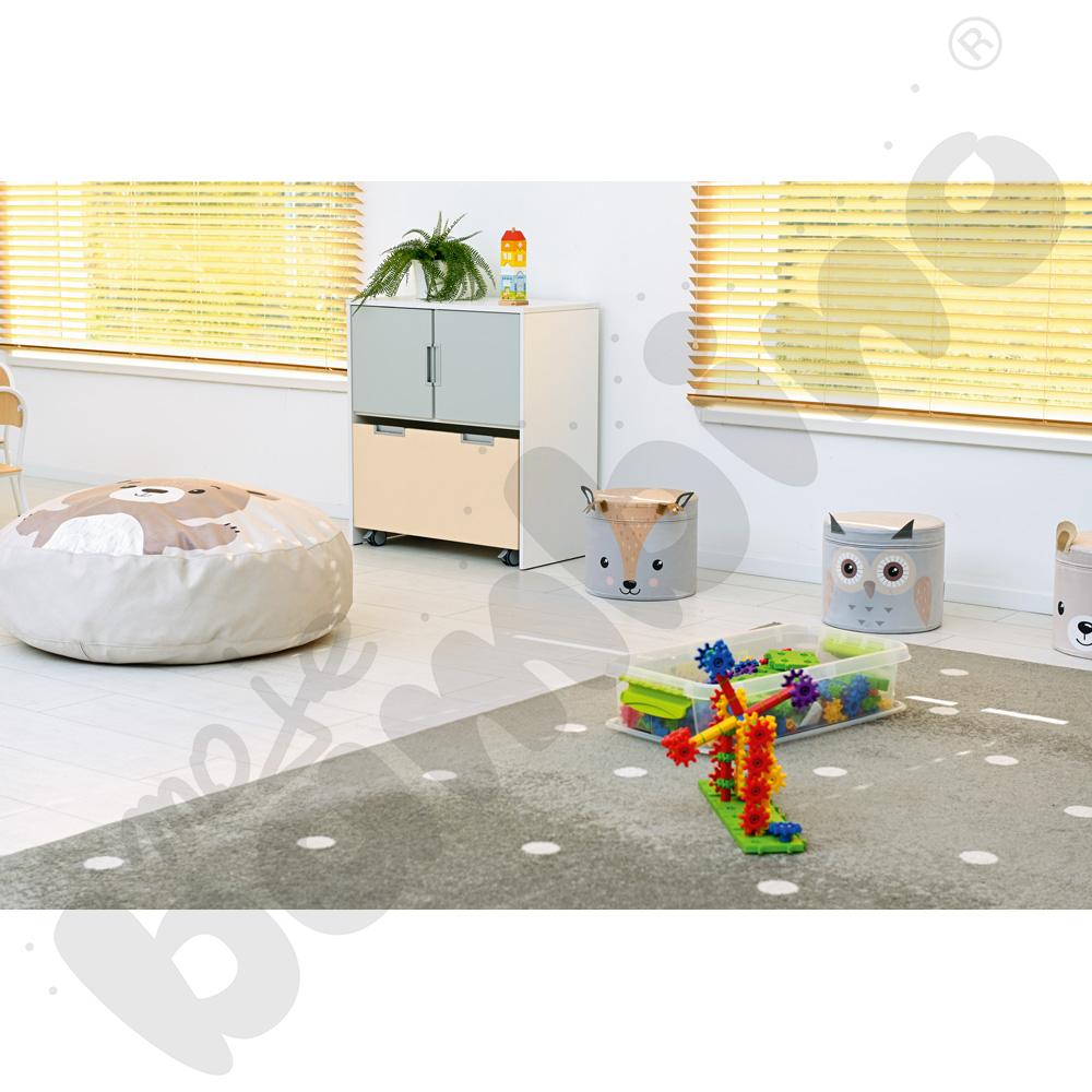 Quadro - szafka na dużą skrzynię, biała