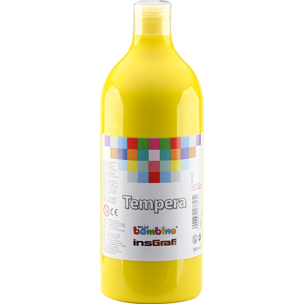 Temperová farba 500 ml - žltá