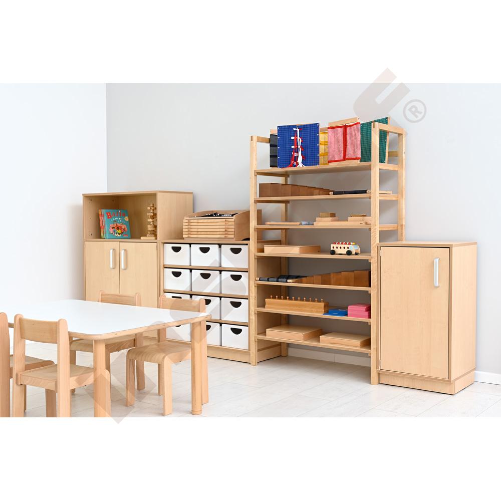 Regály Flexi na edukační pomůcky, výška 160 cm
