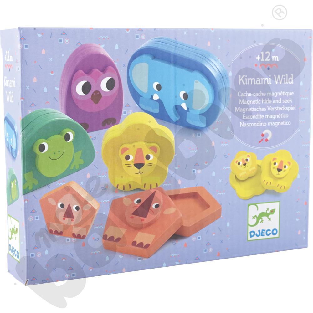 Magnetyczne zwierzątka - zabawa w chowanego