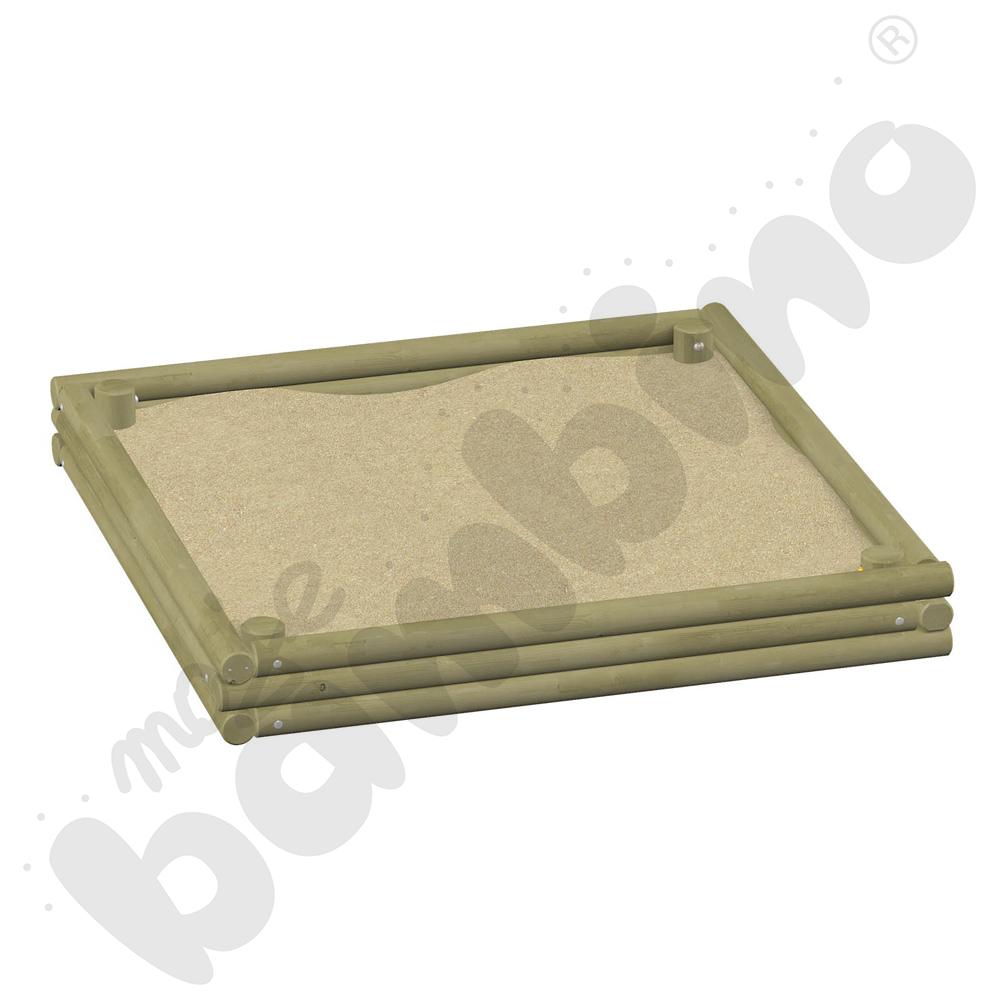 Piaskownica z bali 2 x 2