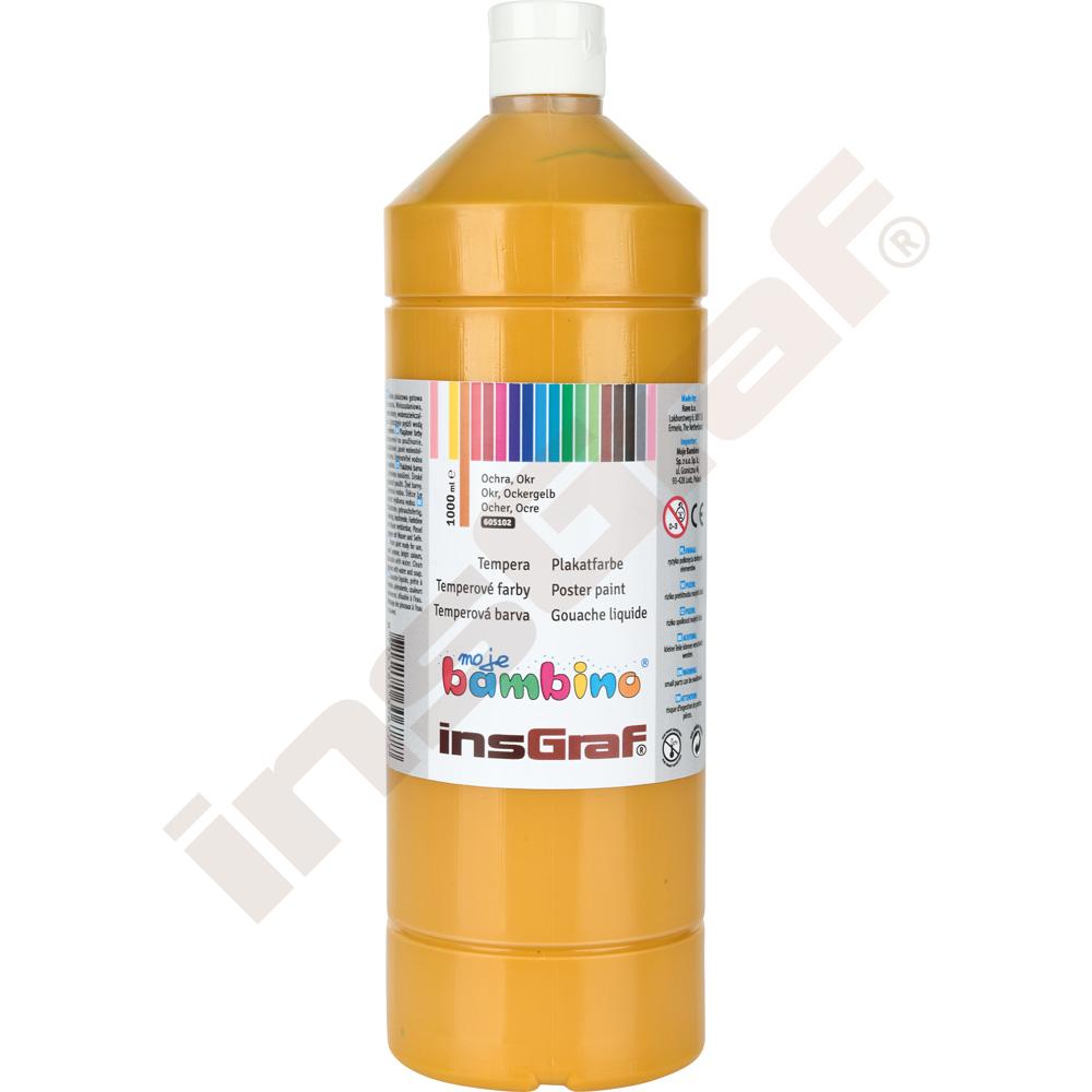
Temperafarbe, einzeln, 1000 ml, ockergelb
